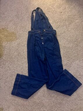 BDG Urban Outfitters Dark Wash Denim Overalls Size 6